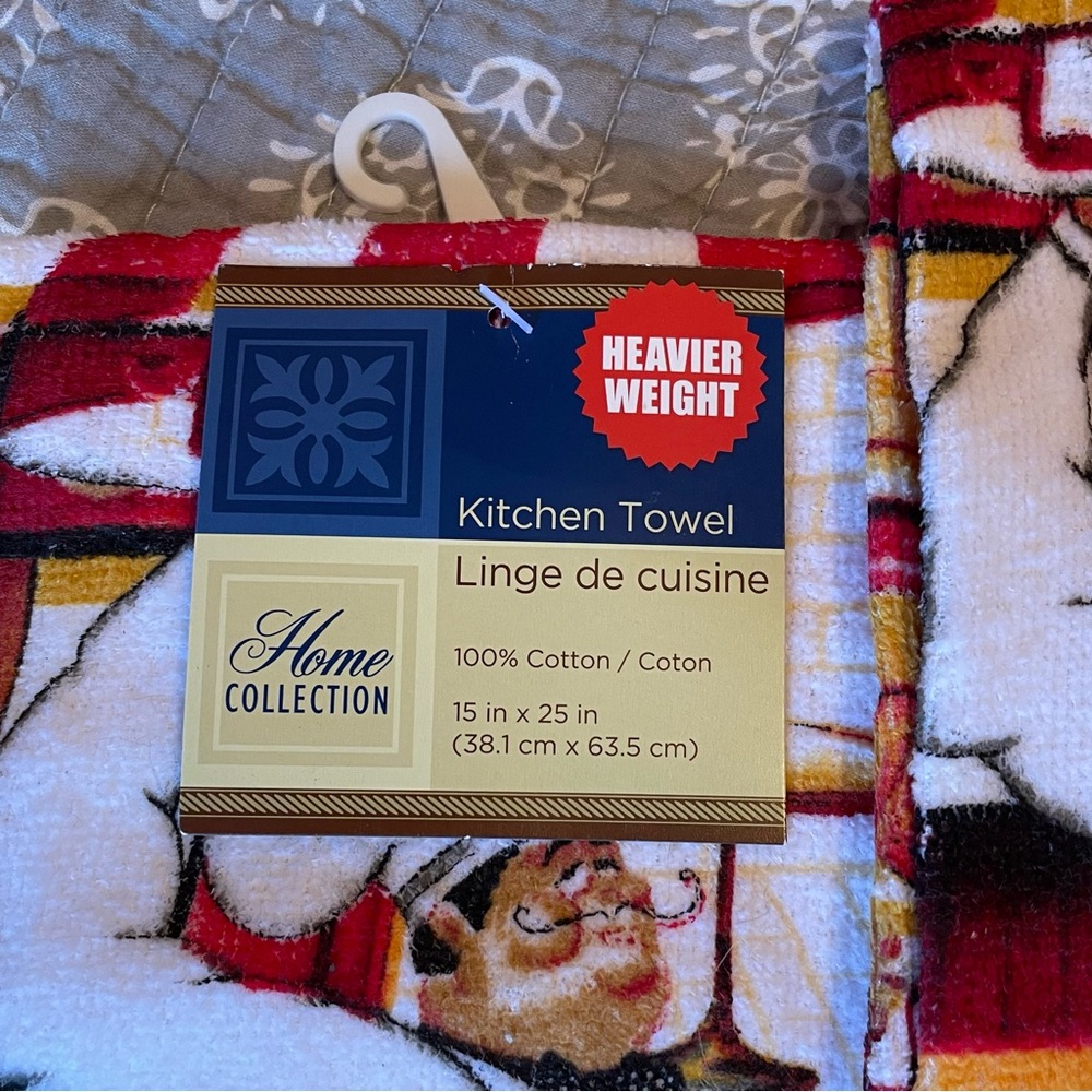 Cute Italian Chef Tea Towels and Pot Holders Set for Kitchen NWT - Picture 4 of 7